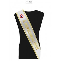 Echarpe Luxe à personnaliser Texte et Logo Accueil 99520-pdesign