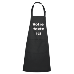 Tablier Noir à personnaliser Accueil Tab1
